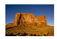 Moon Setting in Early Light, Monument Valley, AZ
