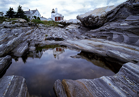Pemaquid Point Light and Reflection, Maine
