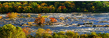 Fall on the James River from Hollywood Cemetery, Richmond, VA